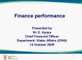Finance performance PowerPoint PPT Presentation