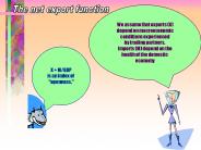 The net export function