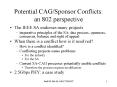Potential CAG/Sponsor Conflicts: an 802 perspective PowerPoint PPT Presentation
