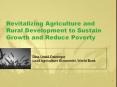 Revitalizing Agriculture and Rural Development to Sustain Growth and Reduce Poverty PowerPoint PPT Presentation