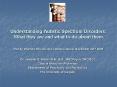 Understanding Autistic Spectrum Disorders: What they are and what to do about them' Family Practice PowerPoint PPT Presentation