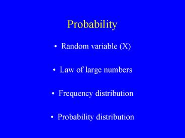 Probability