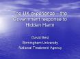 The UK experience the Government response to Hidden Harm PowerPoint PPT Presentation