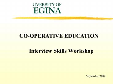Interview Skills Workshop