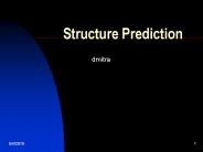 Structure Prediction