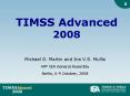 TIMSS Advanced 2008 PowerPoint PPT Presentation
