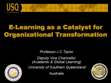 ELearning as a Catalyst for Organizational Transformation