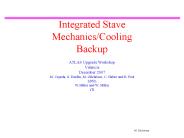 Integrated Stave Mechanics/Cooling Backup