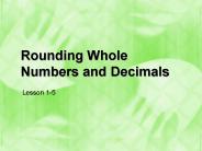PPT – Rounding Numbers PowerPoint presentation | free to download - id ...