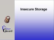 Insecure Storage