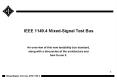 IEEE 1149.4 Mixed-Signal Test Bus PowerPoint PPT Presentation
