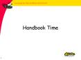 Handbook Time PowerPoint PPT Presentation