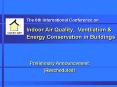 Indoor Air Quality, Ventilation PowerPoint PPT Presentation