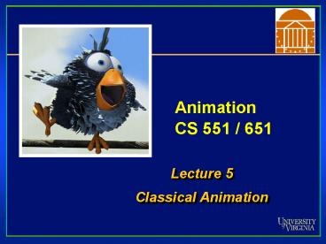 Animation CS 551 / 651