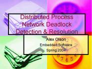 Distributed Process Network Deadlock Detection