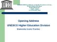 UNESCO-OECD guidelines on Quality Provision in Cross-border Higher Education Drafting Meeting 2 Tokyo, Japan 14-15 October 2004 PowerPoint PPT Presentation