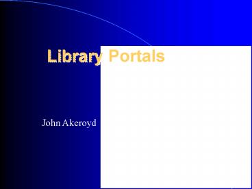 Library Portals