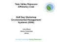 Tees Valley Resource Efficiency Club Half Day Workshop Environmental Management Systems EMS PowerPoint PPT Presentation