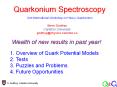 Quarkonium Spectroscopy PowerPoint PPT Presentation