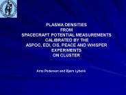 PLASMA DENSITIES