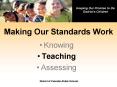 Making Our Standards Work PowerPoint PPT Presentation