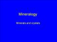 Mineralogy PowerPoint PPT Presentation