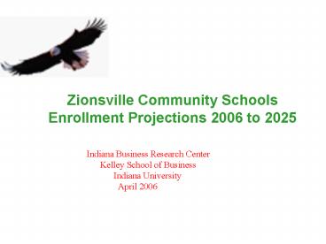Zionsville Community Schools Enrollment Projections 2006 to 2025