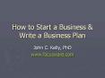 How to Start a Business PowerPoint PPT Presentation