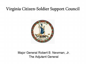 Major General Robert B' Newman, Jr'