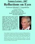 Tenneco Lecture - 2007 Reflections on Eyes Professor Mitchell J. Feigenbaum Toyota Professor Rockefeller University 5:30 PM; October 23, 2007 Room 130, Science and Research II University of Houston PowerPoint PPT Presentation