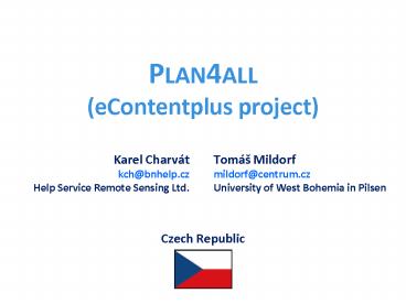 PLAN4ALL eContentplus project