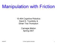 Manipulation with Friction