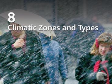 Chapter 8 Climatic Zones and Types