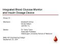 Integrated Blood Glucose Monitor and Insulin Dosage Device PowerPoint PPT Presentation