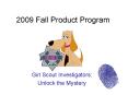 2009 Fall Product Program PowerPoint PPT Presentation