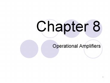 Operational Amplifiers