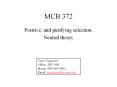 MCB 372 PowerPoint PPT Presentation