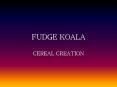 FUDGE%20KOALA PowerPoint PPT Presentation