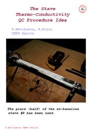 The Stave Thermo-Conductivity QC Procedure Idea