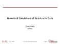 Numerical Simulations of Relativistic Jets PowerPoint PPT Presentation
