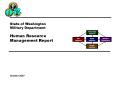 State of Washington Military Department  Human Resource Management Report PowerPoint PPT Presentation