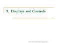 9. Displays and Controls PowerPoint PPT Presentation
