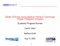 SAfety VEhicles using adaptive Interface Technology Phase 1 Research Program Quarterly Program Revie PowerPoint PPT Presentation