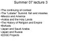 Summer 07 lecture 3 PowerPoint PPT Presentation