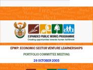 EXPANDED PUBLIC WORKS PROGRAMME