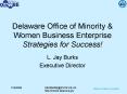 Delaware Office of Minority PowerPoint PPT Presentation