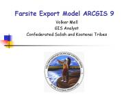 Farsite Export Model ARCGIS 9