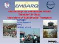 Partnership for Sustainable Urban Transport in Asia: Indicators of Sustainable Transport PowerPoint PPT Presentation