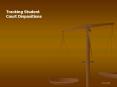 Tracking Student Court Dispositions PowerPoint PPT Presentation