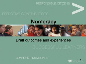 Numeracy presentation | free to view